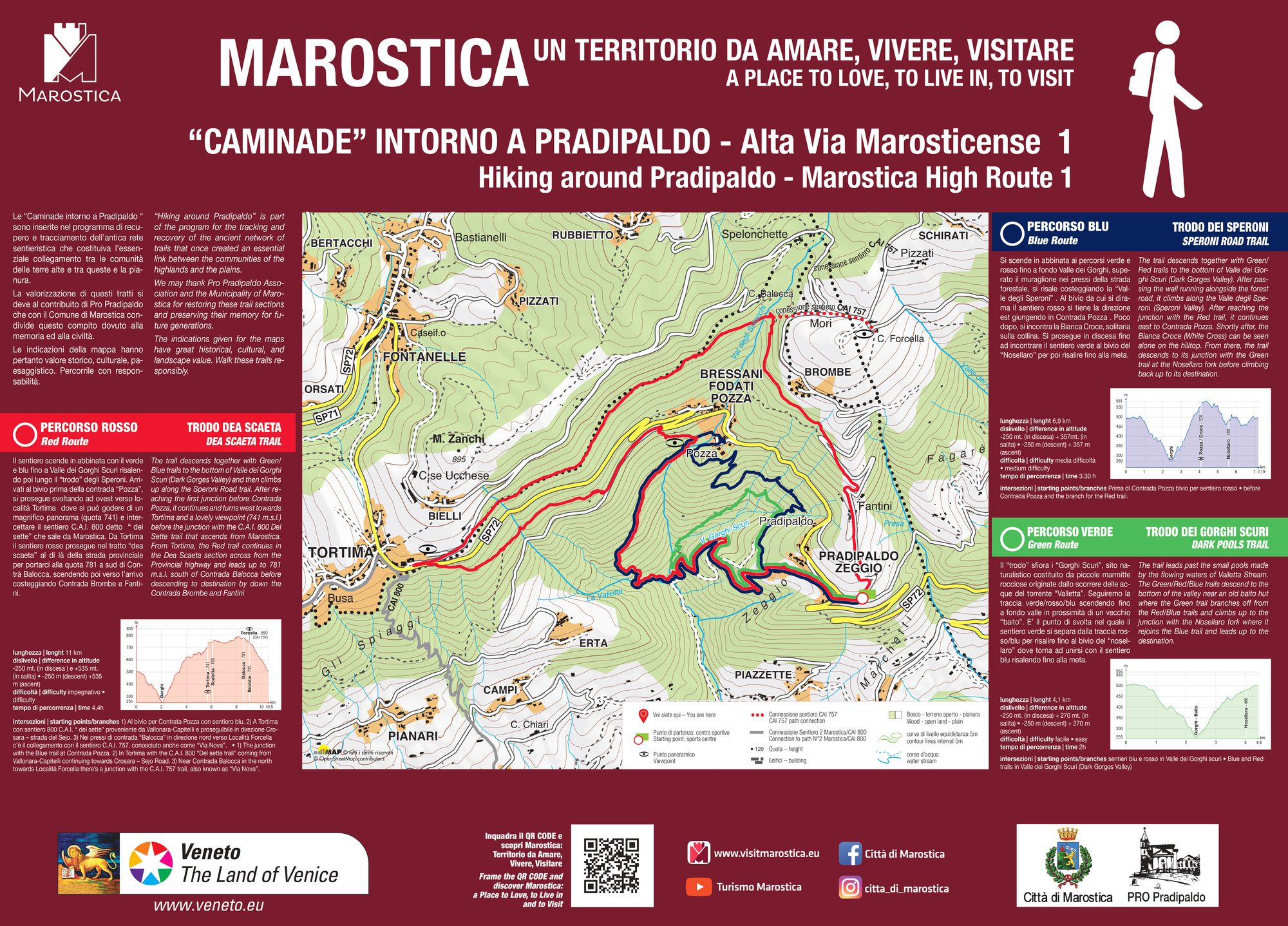 Caminade Intorno A Pradipaldo Percorso Rosso 